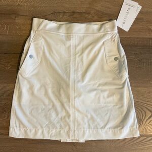 Athleta white Vienna Cargo Skort, 2, NWT